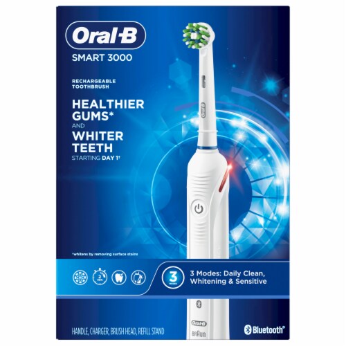 Oral B Smart 3000 Rechargeable Electric Toothbrush 1 ct Fry s