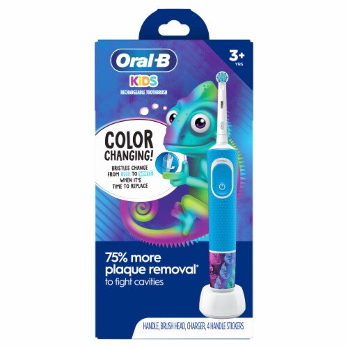 Oral-B Kids Electric Sensitive Toothbrush and Timer Perspective: front