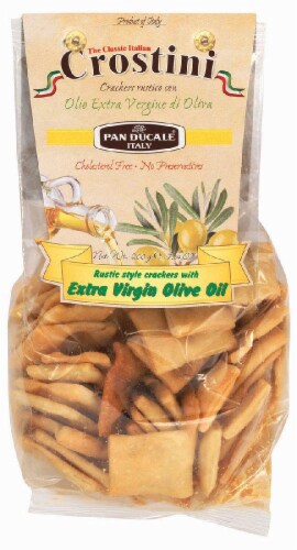 Pan Ducale Crostini Olive Oil Crackers Perspective: front