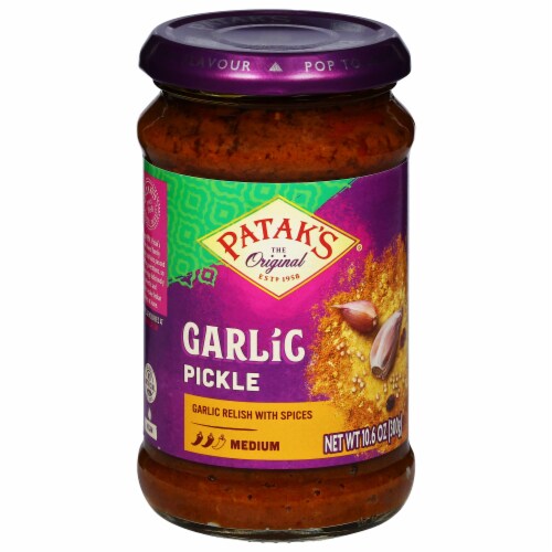 Patak's® Garlic Medium Hot Pickle Relish Perspective: front