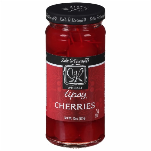 Sable & Rosenfeld Whiskey Tipsy® Cherries Perspective: front