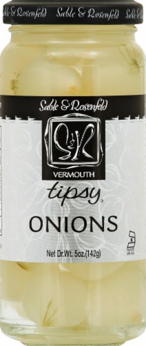 Sable & Rosenfeld Vermouth Tipsy Onions Perspective: front