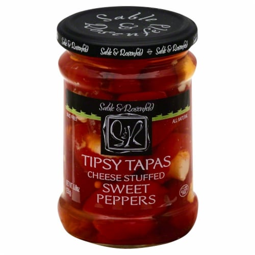 Sable & Rosenfeld Tipsy Tapas Cheese Stuffed Sweet Peppers Perspective: front