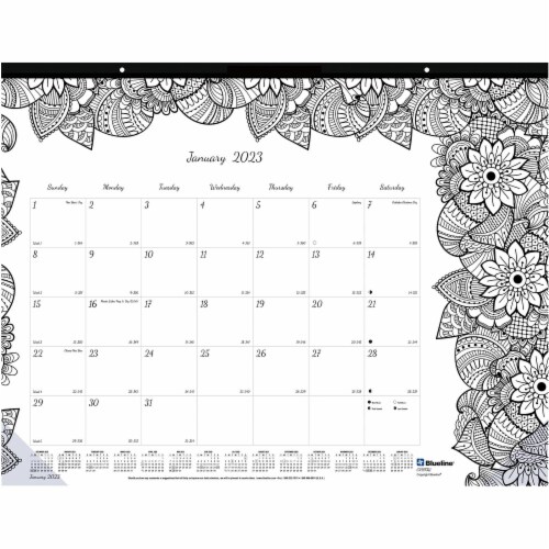 Blueline DoodlePlan Calendar C2917311 Perspective: front