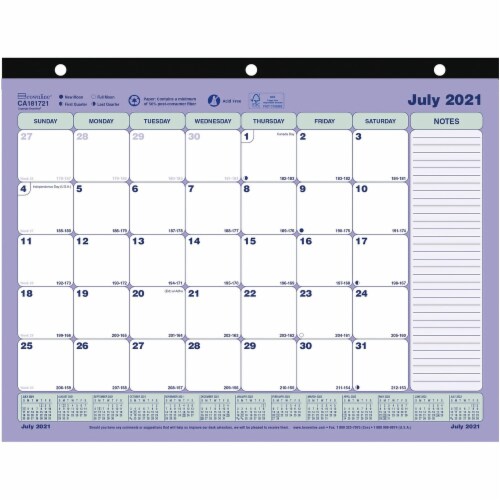 Brownline Calendar CA181721, 1 Kroger