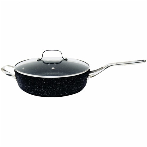 11-In. Nonstick Aluminum Deep Fry Pan with Lid, 1 - Fry's Food Stores