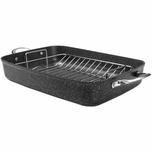 Starfrit USA Inc Roaster With Rack, 12 x 17 x 3 in. Perspective: front