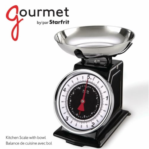 GOURMET Retro Mechanical Kitchen Scale 080211 Perspective: front