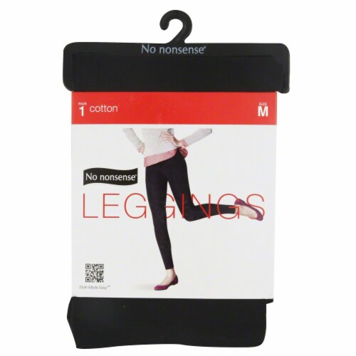 No Nonsense Cotton Leggings - Black, Medium - Kroger