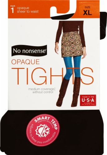 No Nonsense Opaque Tights, XL - Harris Teeter