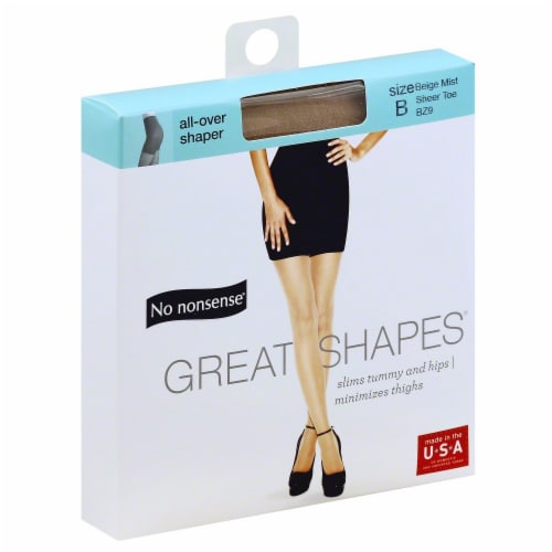 No Nonsense Great Shapes BZ9 Beige Mist Size B All Over Shaper, 1 ct - Fred  Meyer