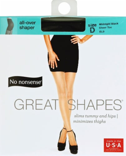 No Nonsense® Great Shapes® Size D All Over Shaper Stockings