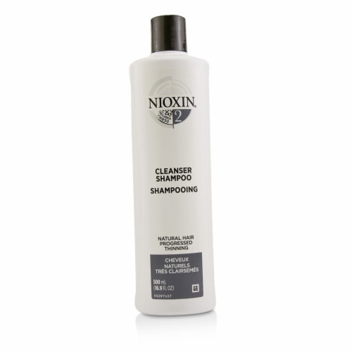 Nioxin Derma Purifying System 2 Cleanser Shampoo (Natural Hair, Progressed Thinning) 500ml/16 Perspective: front