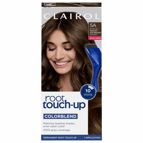 Clairol Permanent Root Touch-Up Kit 5A Medium Ash Brown Perspective: front