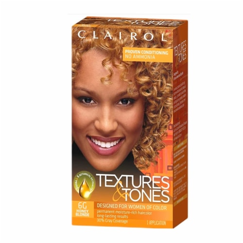 Clairol Textures & Tones 6G Honey Blonde Permanent Hair Color, 8.4 oz -  Ralphs