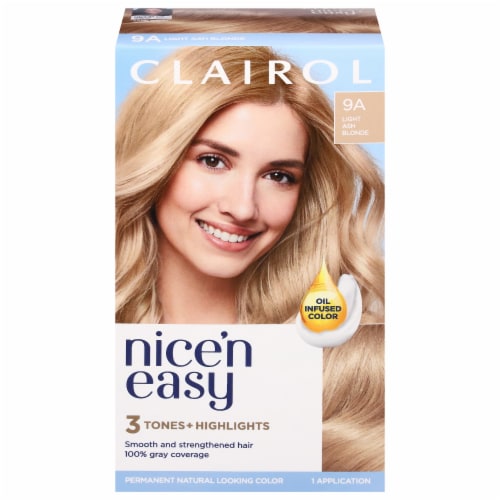 Clairol Natural Looking Nicen Easy Permanent 9a Light Ash Blonde Color 