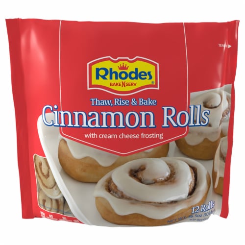 Rhodes Cinnamon Rolls with Cream Cheese Frosting Perspective: front