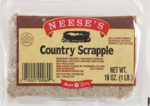 Neese's Country Scrapple Perspective: front
