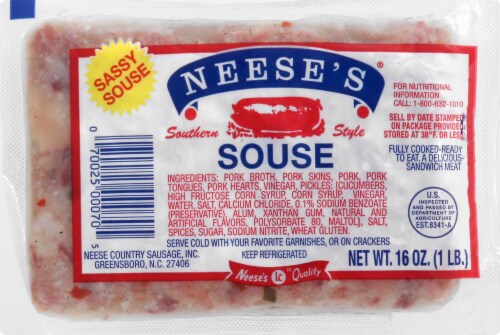 Neese's Southern Style Souse Perspective: front