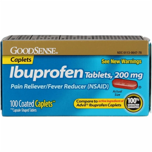 GoodSense® Ibuprofen Tablets 200 mg Perspective: front