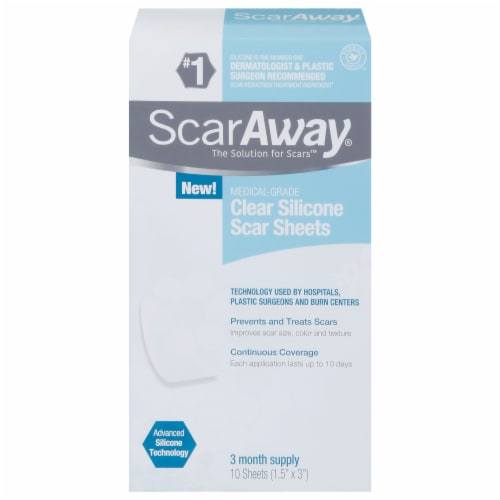 Silicone Scar Sheets 1.5 in x 3 in