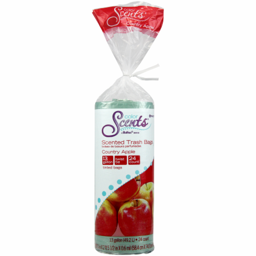 Ruffies Scented Trash Bags 13 Gallon Perspective: front
