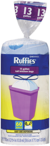 Hefty Strong Tall Kitchen Drawstring Trash Bags - 13 Gallon - 60ct