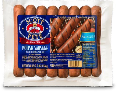 Scott Pete® Polish Sausage Perspective: front