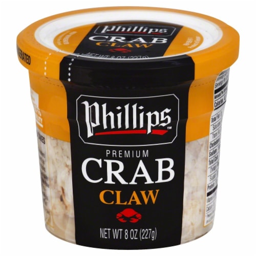 Phillips Premium Crab Claw Meat Perspective: front