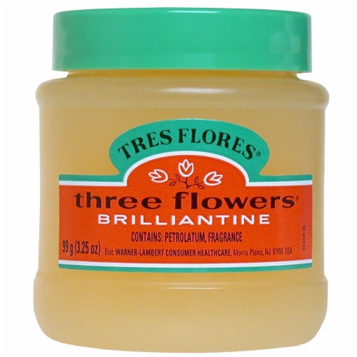 Three Flowers Brilliantine Solid Pomade Perspective: front