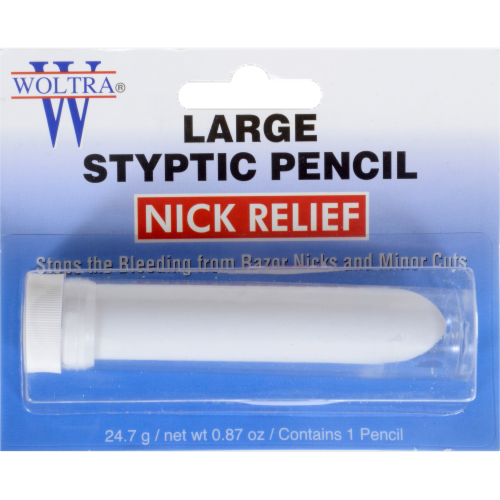 Woltra Nick Relief Large Styptic Pencil Perspective: front