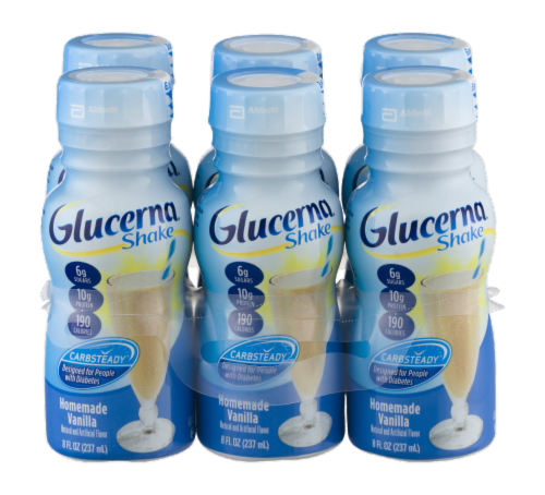Ensure Glucerna Vanilla Shake Perspective: front