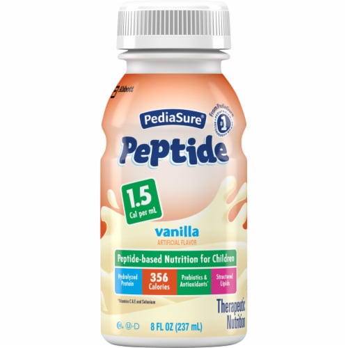PediaSure Peptide Vanilla Therapeutic Nutrition Shake Perspective: front