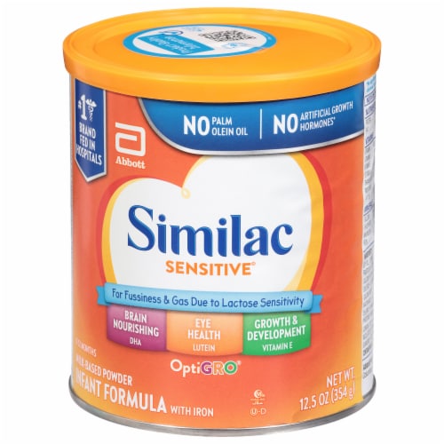 Similac Sensitive® For Fussiness and Gas Powder Infant Formula with Iron