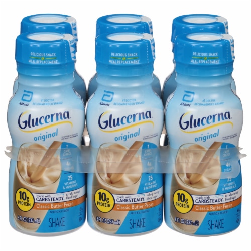 Glucerna® Original Classic Butter Pecan Nutrition Shake Perspective: front