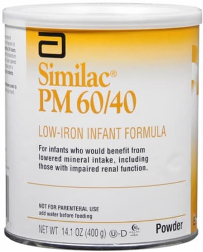 Similac® PM 60/40 Low-Iron Infant Formula Perspective: front