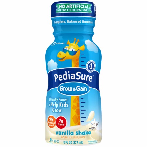 PediaSure Vanilla Nutrition Shakes Perspective: front