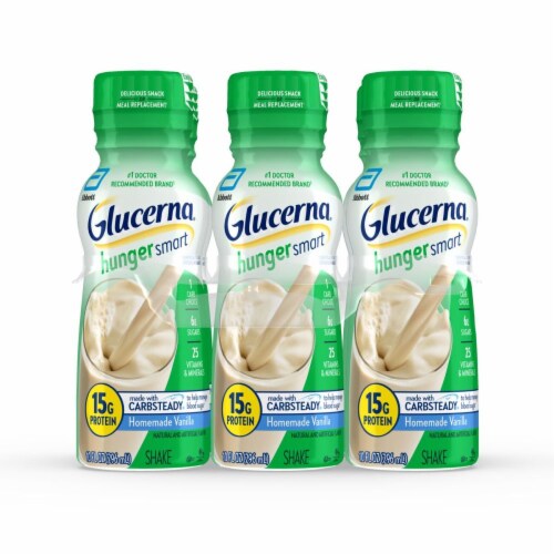 Glucerna® Hunger Smart Vanilla Shakes Perspective: front