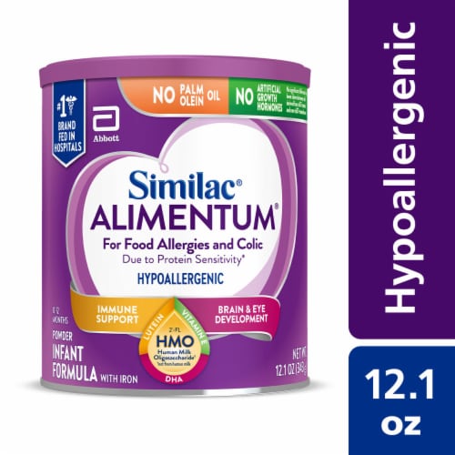 Similac® Alimentum® Hypoallergenic For Food Allergies and Colic Powder Infant Formula with Iron Perspective: front