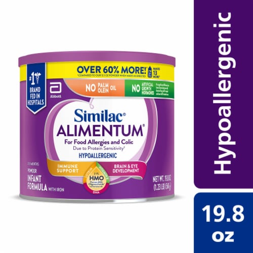 Similac® Alimentum® Hypoallergenic Infant Formula with Iron Powder Perspective: front