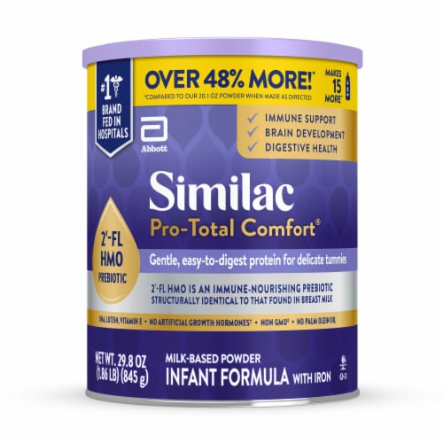 Similac Pro-Total Comfort® Milk-Based Powder with Iron Infant Formula Perspective: front