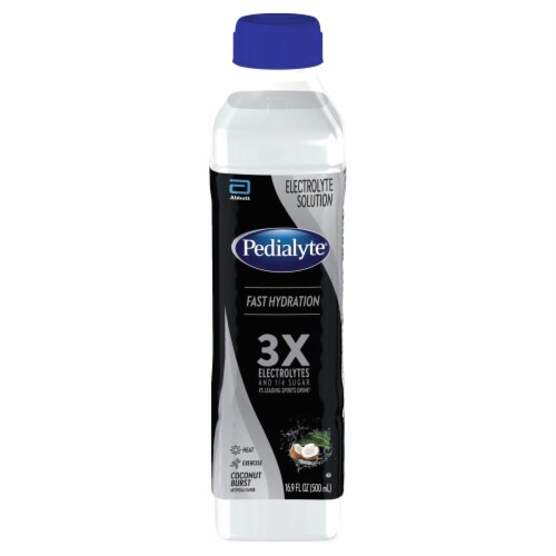 Pedialyte® Coconut Burst Advanced Rehydration Beverage Perspective: front