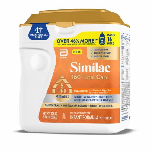 Similac 360 Total Care Sensitive Infant Formula Powder Tub, 29.5 oz - Kroger