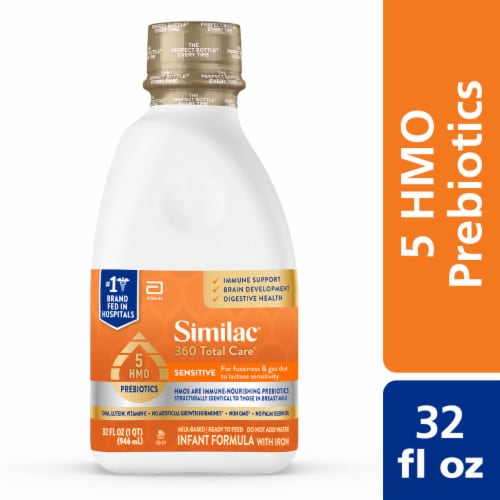 Similac® 360 Total Care® Sensitive Milk-Based Ready to Feed Infant Formula with Iron Perspective: front