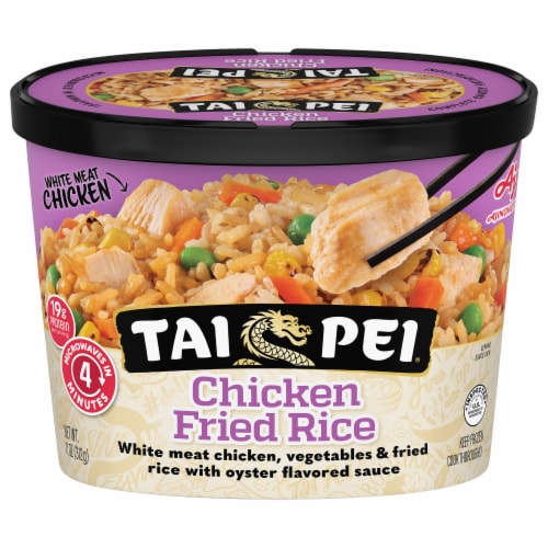 Tai Pei Chicken Fried Rice Frozen Meal Perspective: front