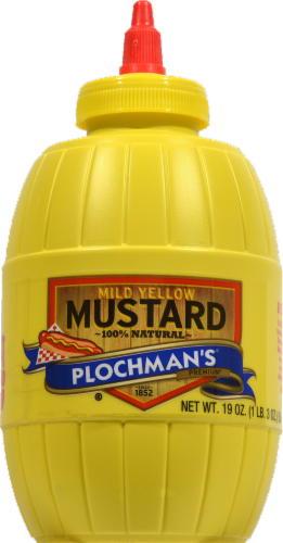 Plochman's Mild Yellow Mustard Perspective: front