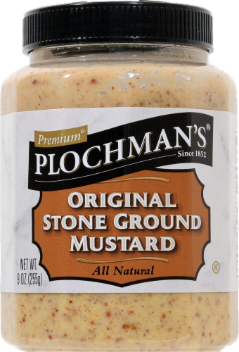 Plochman's® All Natural Original Stone Ground Mustard Perspective: front