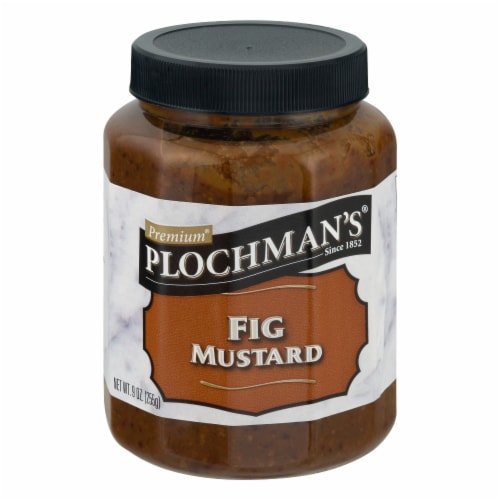 Plochman’s Fig Mustard Perspective: front
