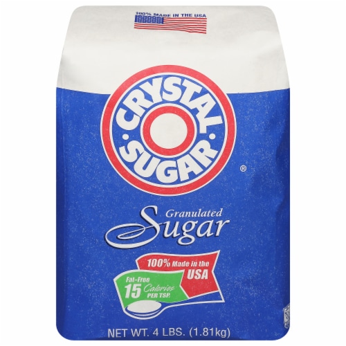 Crystal Granulated Sugar Perspective: front