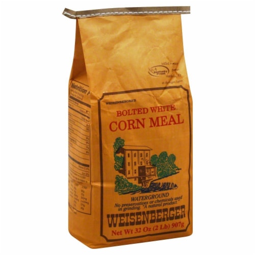 Weisenberger Bolted White Corn Meal Perspective: front